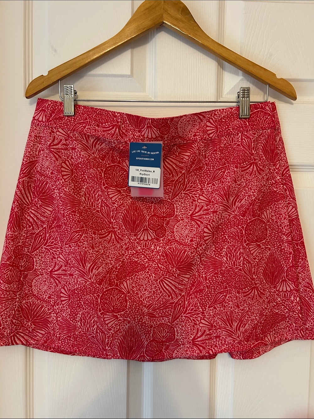 Women's Pink Floral Skirt